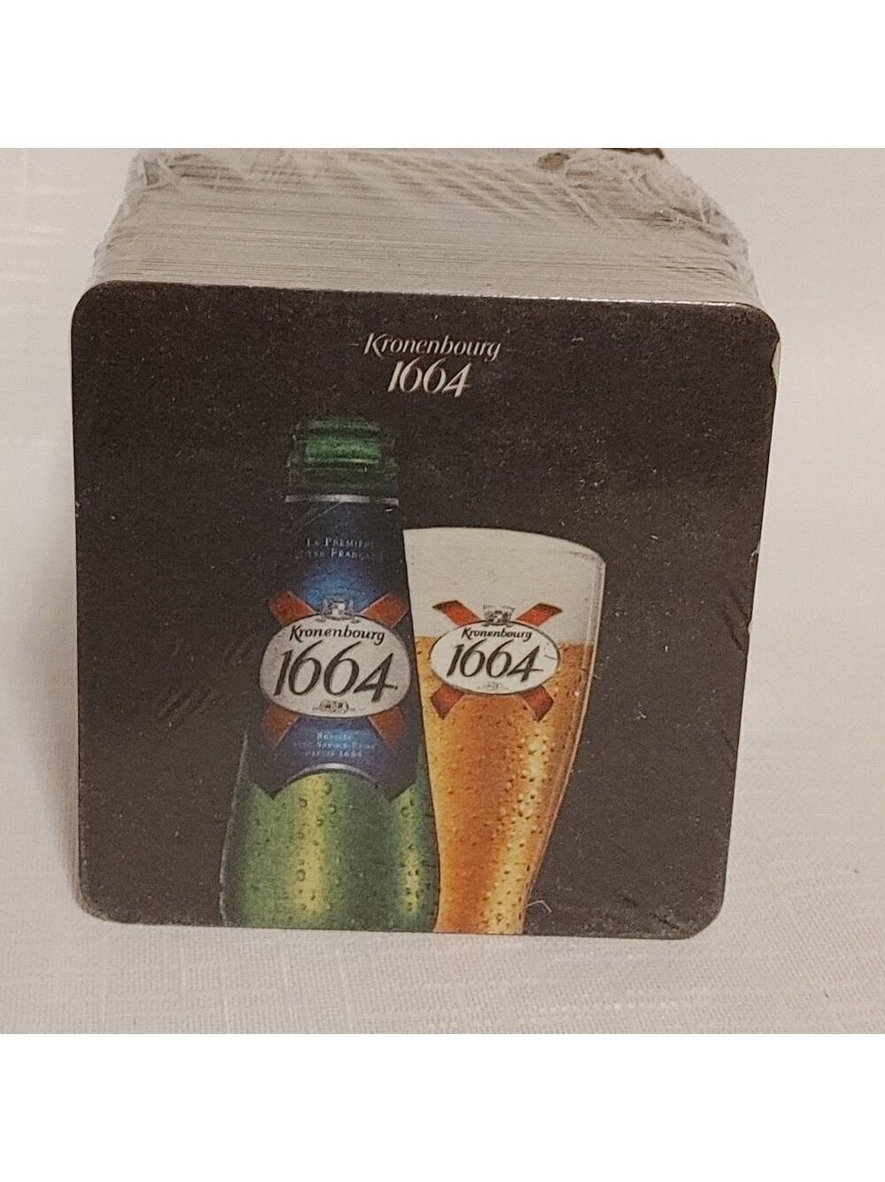 1664 Kronnenbourg Beer Coasters PACK of 75 French Wheat Beer BNIP
